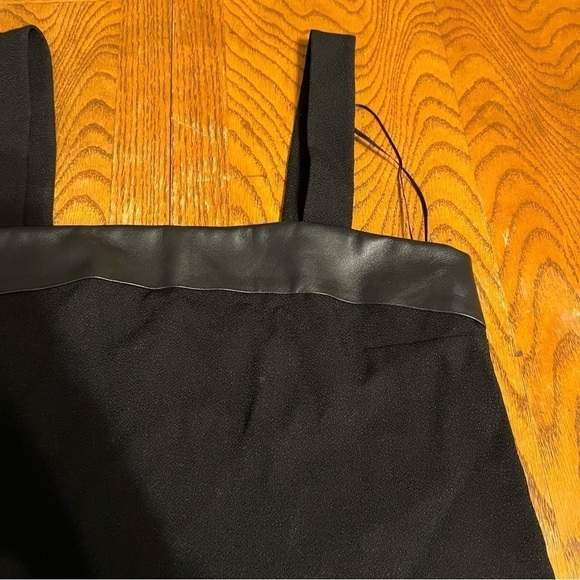 Gucci Leather Trim Cropped Top in Black Sz 38 or XS - Picture 15 of 16